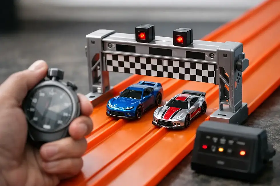 How Are Diecast Race Times Measured Fairly?