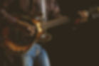 Playing an electric guitar