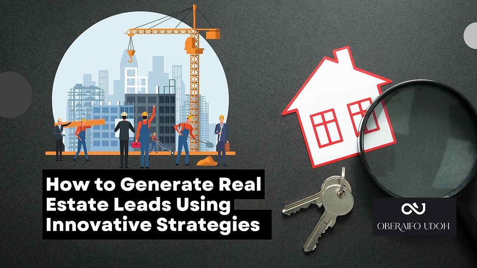 Generate Real Estate Leads