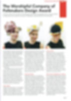 My "Lotus Garden" hat winning the second prize at the Feltmaker Designer Award 2016 on the Hat Magazine
