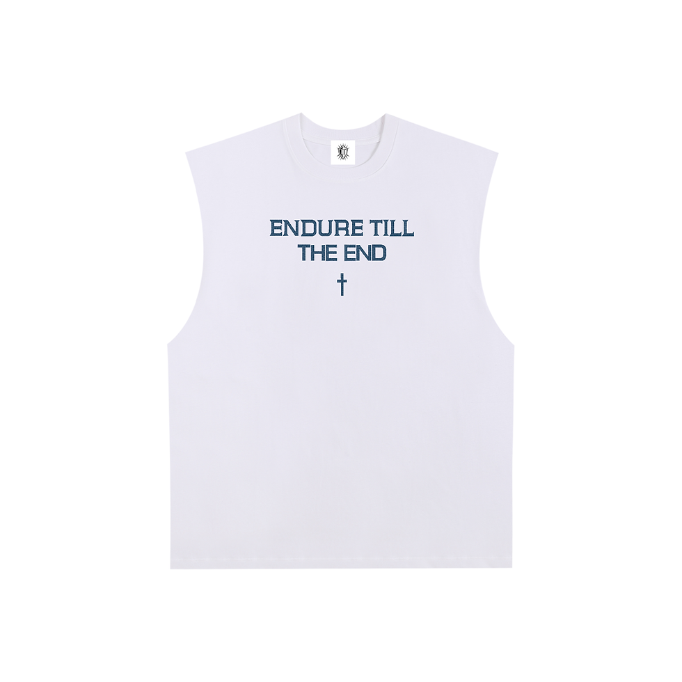 Thumbnail: Raw Edge Cotton Tank Top