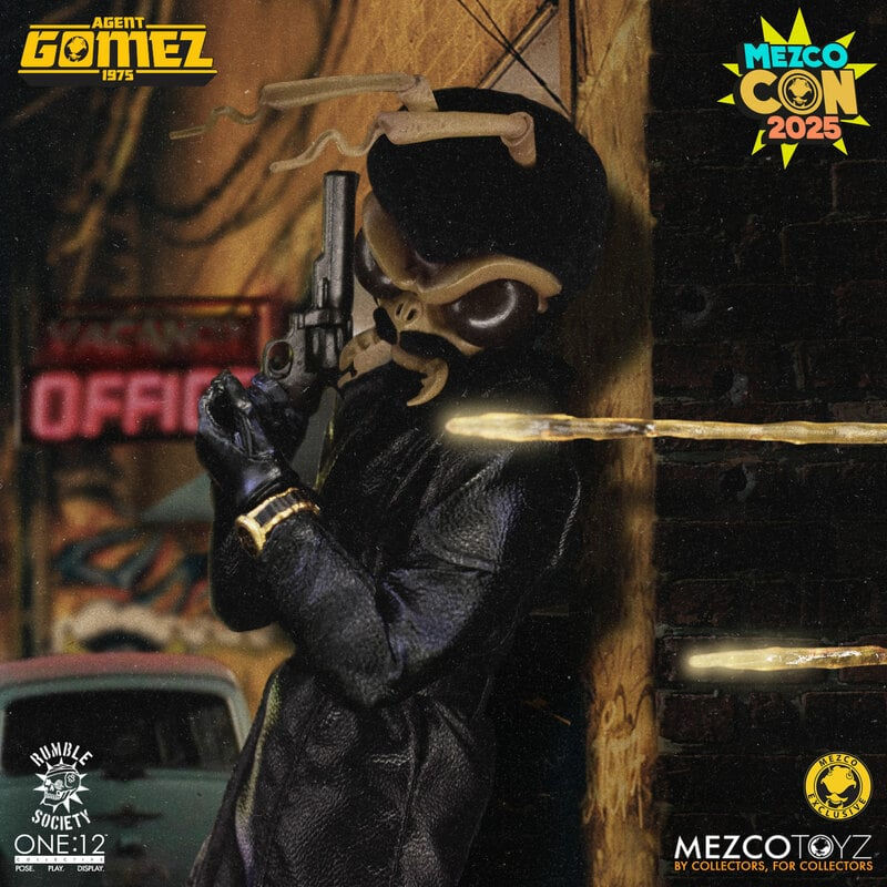 Thumbnail: Mezco One:12 Agent Gomez: 1975