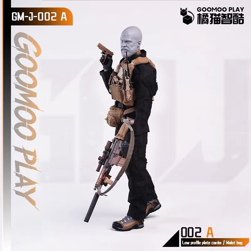 Thumbnail: GOOMOO Play 1/12 Low Profile Plate Carrier + Waist Bag GM-J-002-A