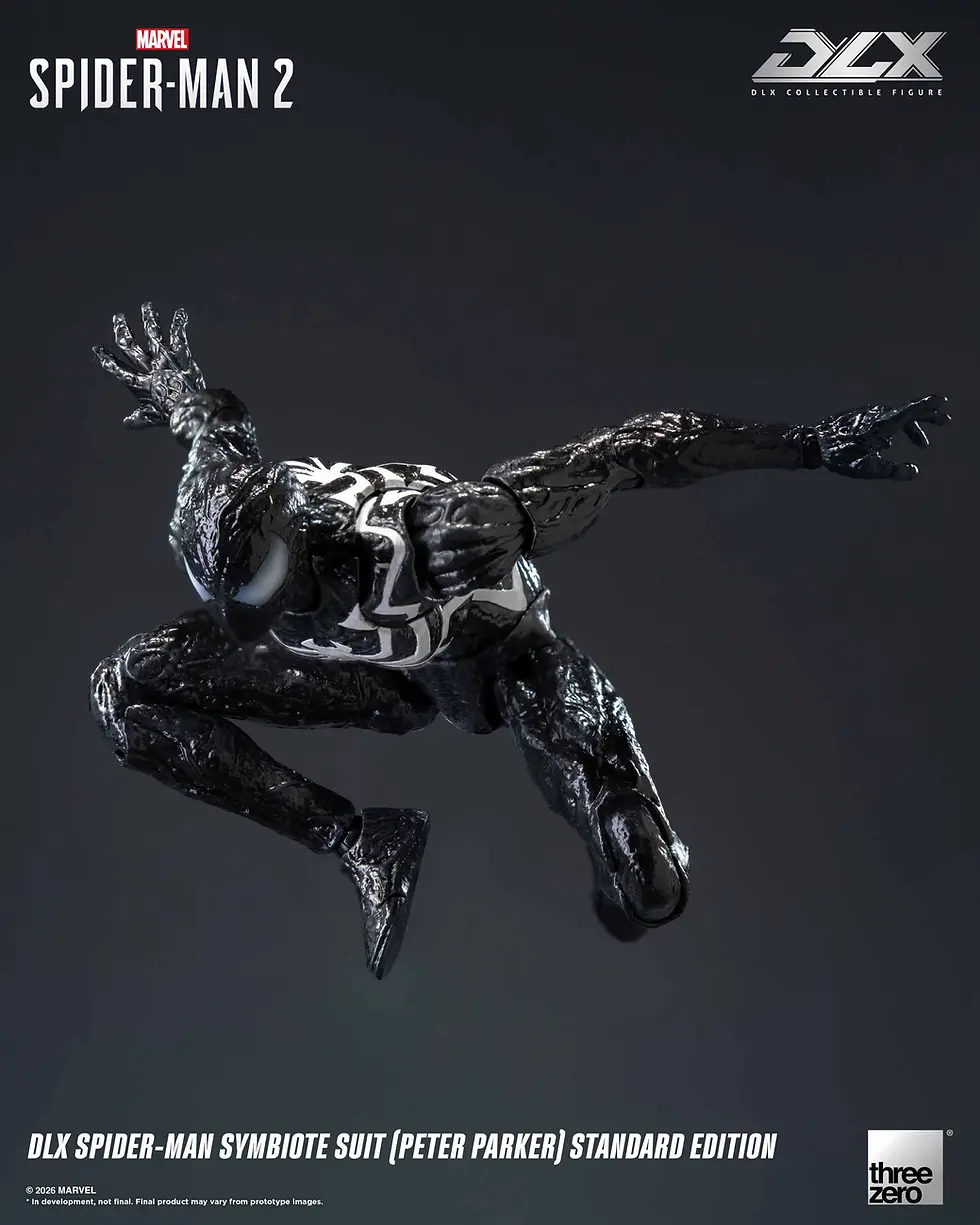 Thumbnail: threezero 1/12 Spider-Man 2 DLX Spider-Man Symbiote Suit (Peter Parker) (Standard Edition)