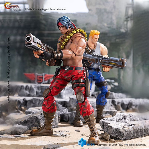 Hiya Toys 1/12 Contra Operation Galuga - Bill Rizer / Lance Bean