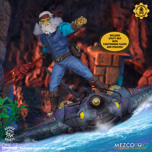 Mezco One:12 Rumble Society – Wave Rider & Captain Nemo Expansion Pack ...