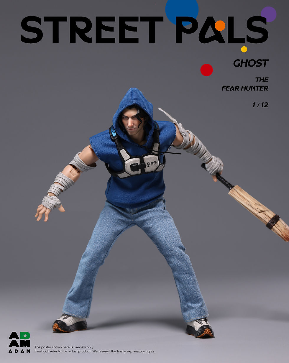 縮圖：Adam 1/12 Street Pals - Ghost the “Fear Hunter” ADAM-ADS-001