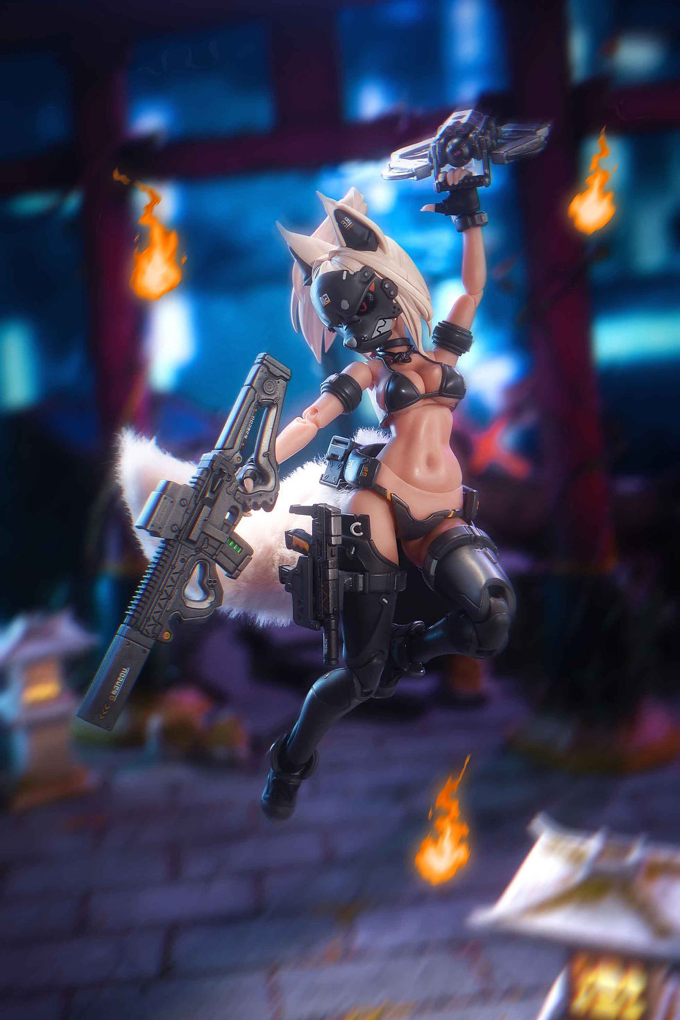 Thumbnail: Snail Shell 1/12 Foxfire Battle Maiden - Honoka (Swimsuit Ver.) RA-04