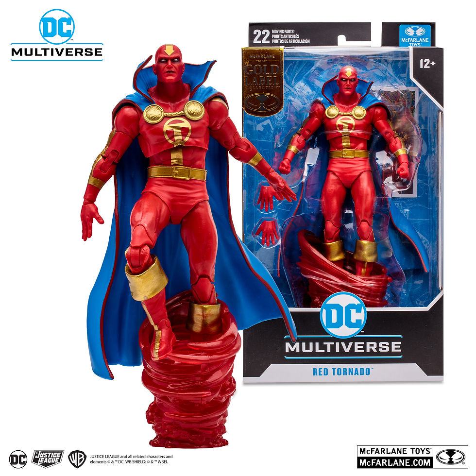 Thumbnail: Mcfarlane DC Animal Man/Robin/Steel/Red Tornado/Red Hood/Owlman