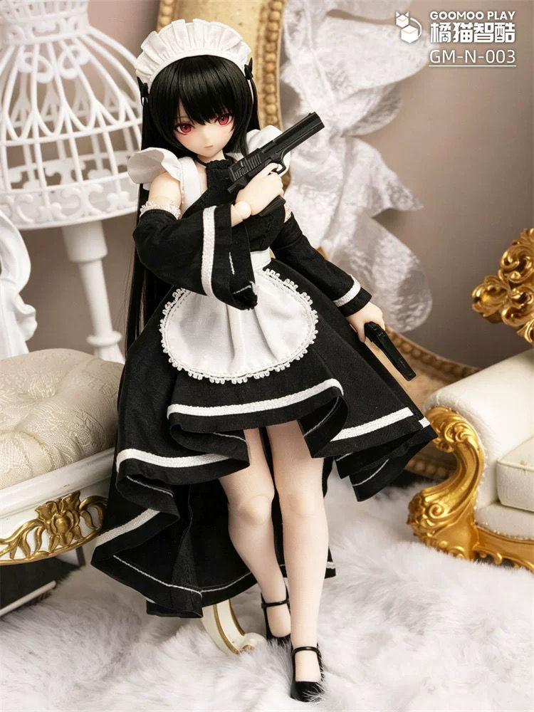 Thumbnail: GOOMOO Play 1/12 European Manor's Maid Outfit Set GM-N-003