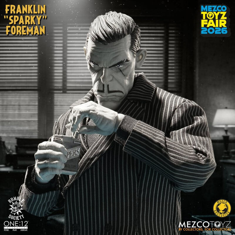縮圖：Mezco One:12 Franklin "Sparky" Foreman: Hardboiled Fiction Edition