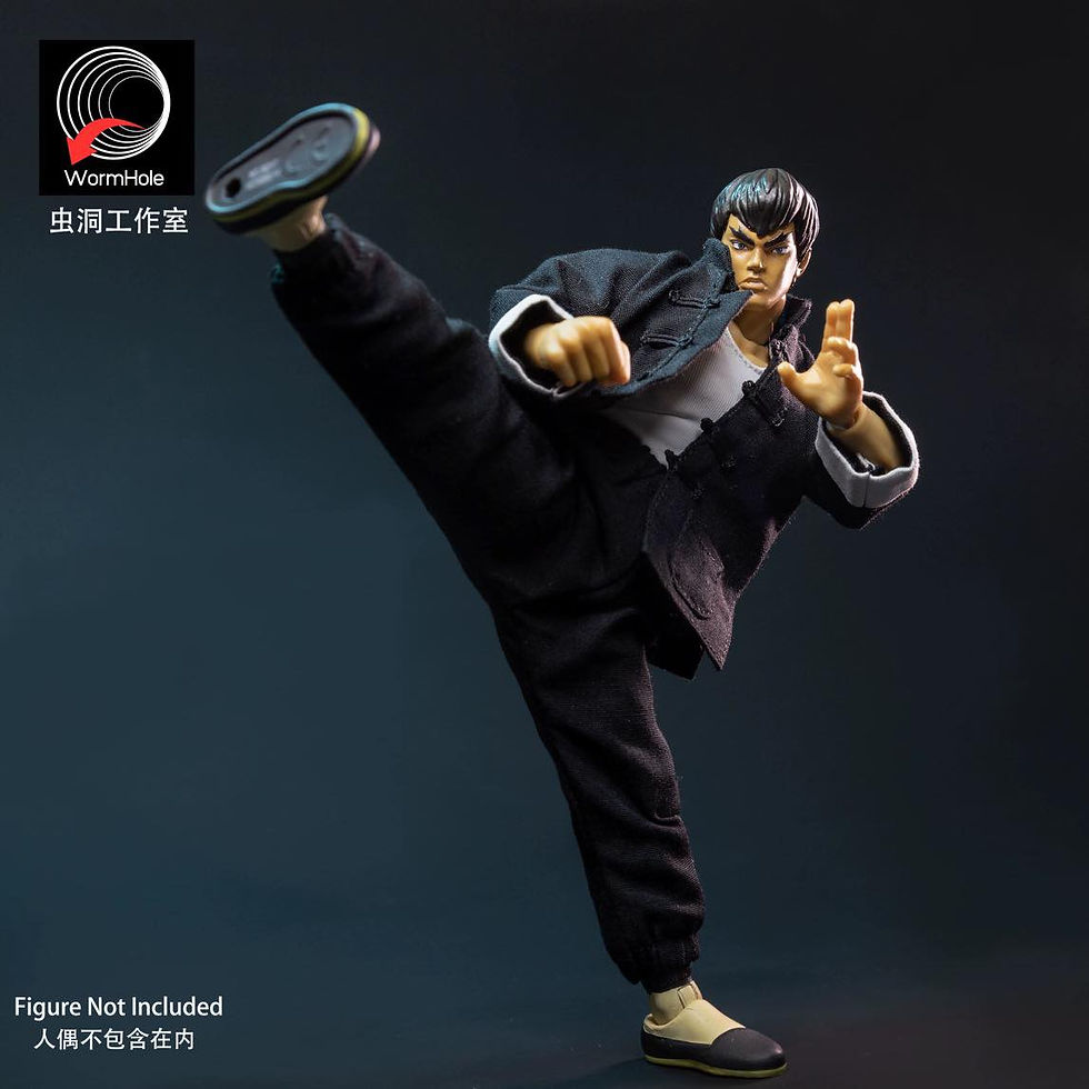 縮圖：蟲洞工作室 1/12 Jada Toys Street Fighter Fei Long 服飾套裝
