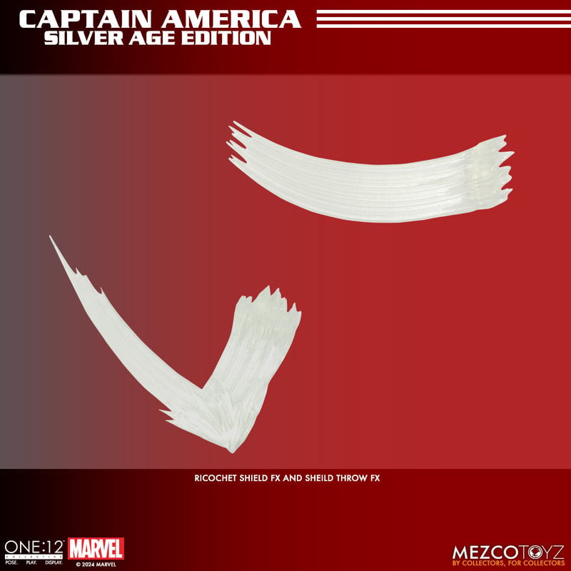 縮圖：Mezco One:12 Captain America - Silver Age Edition
