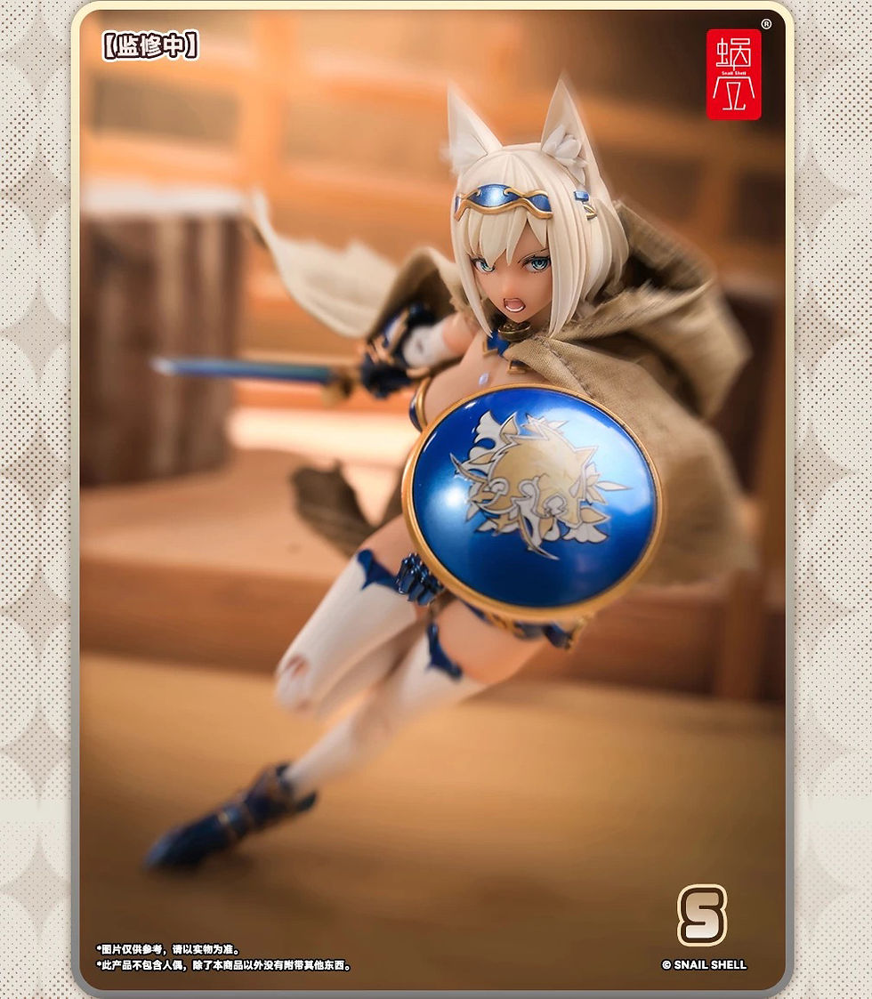 縮圖：蝸之殼 1/12 舊化兜帽披肩