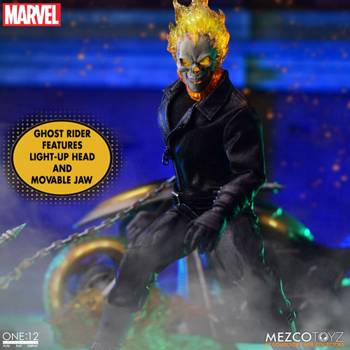 Mezco One:12 Ghost Rider & Hellcycle | 玩具箱Toy Box
