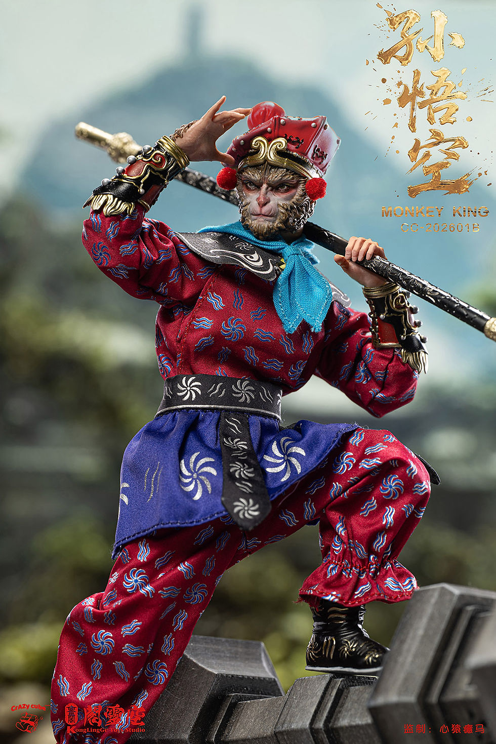 縮圖：空靈閣 x 瘋魔方工作室 1/12 孫悟空 戲猴 (雙人套裝)