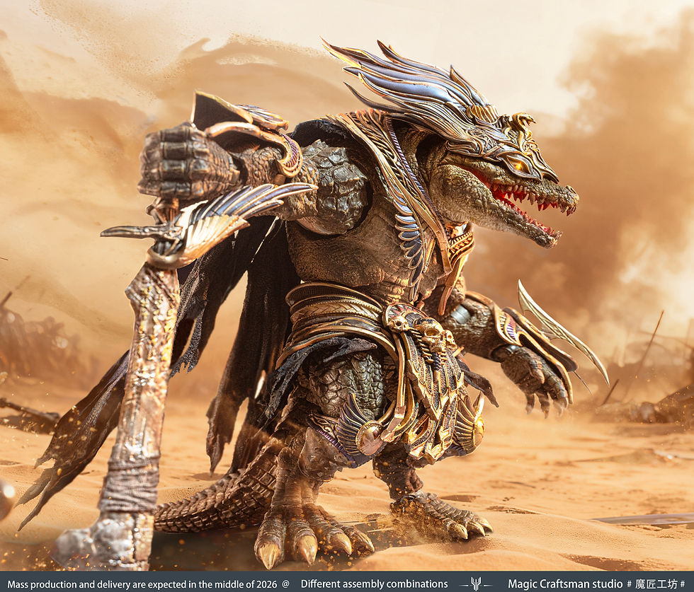 Thumbnail: Magic Craftsman Studio 1/12 《Temple of Chaos》Egypt: Sobek - Desert Colossus Crocodile