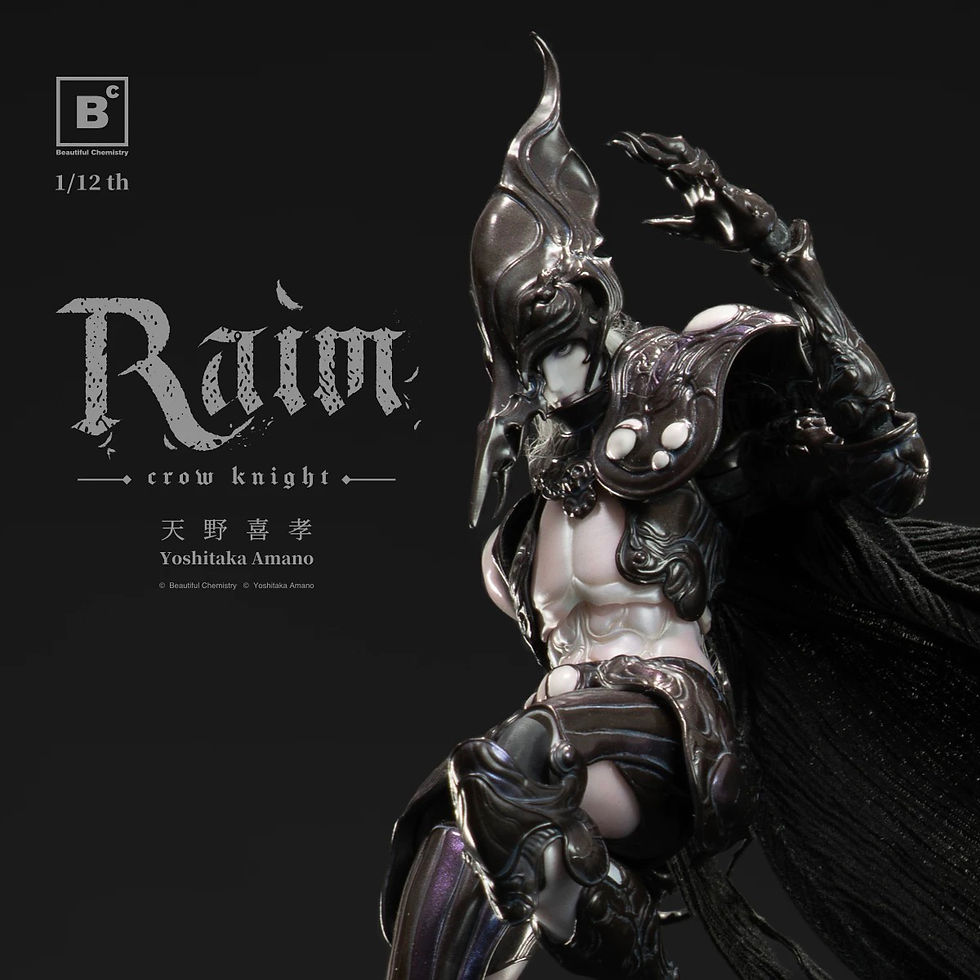 縮圖：Beautiful Chemistry x 天野喜孝 1/12 玄鴉騎士鴉狩 Raim