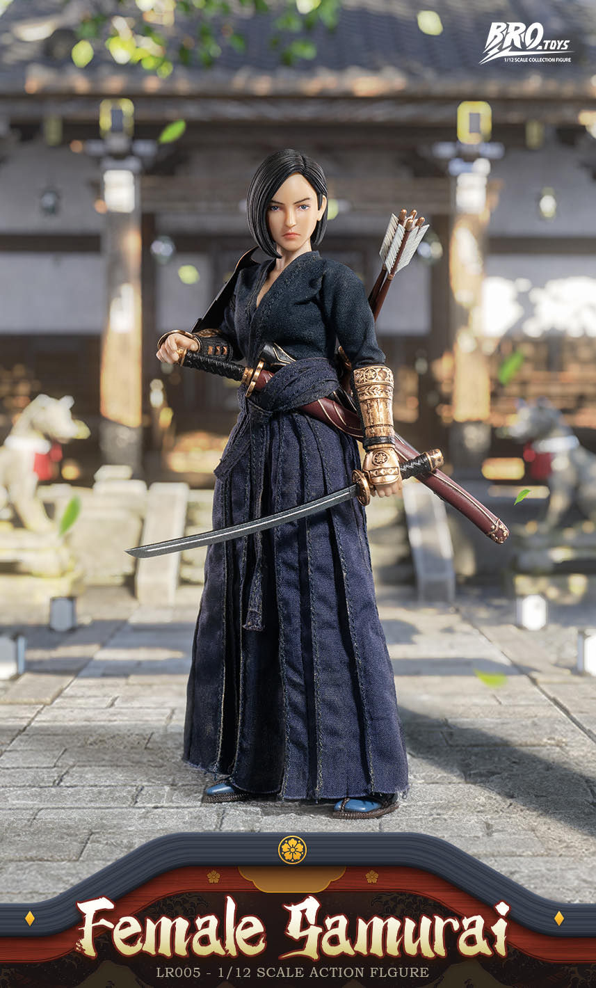 新品未開封 BROtoys『女性侍』1/12スケール アクションフィギュア Brotoys 1/12 Female Samurai | 玩具箱Toy Box