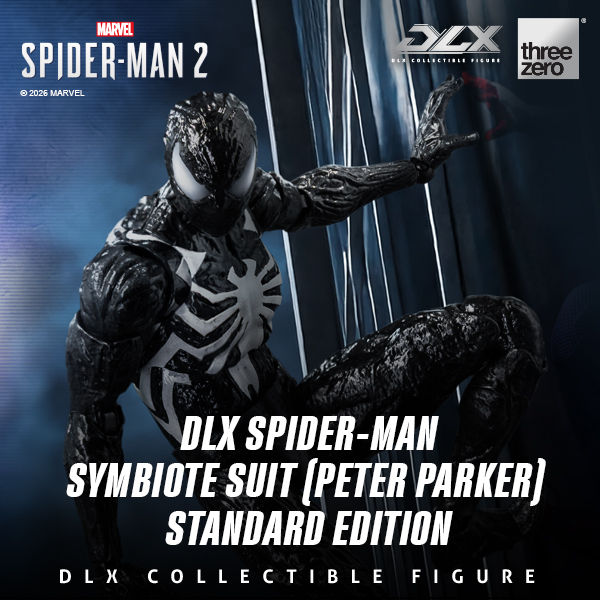 threezero 1/12 Spider-Man 2 DLX Spider-Man Symbiote Suit (Peter Parker) (標準版)
