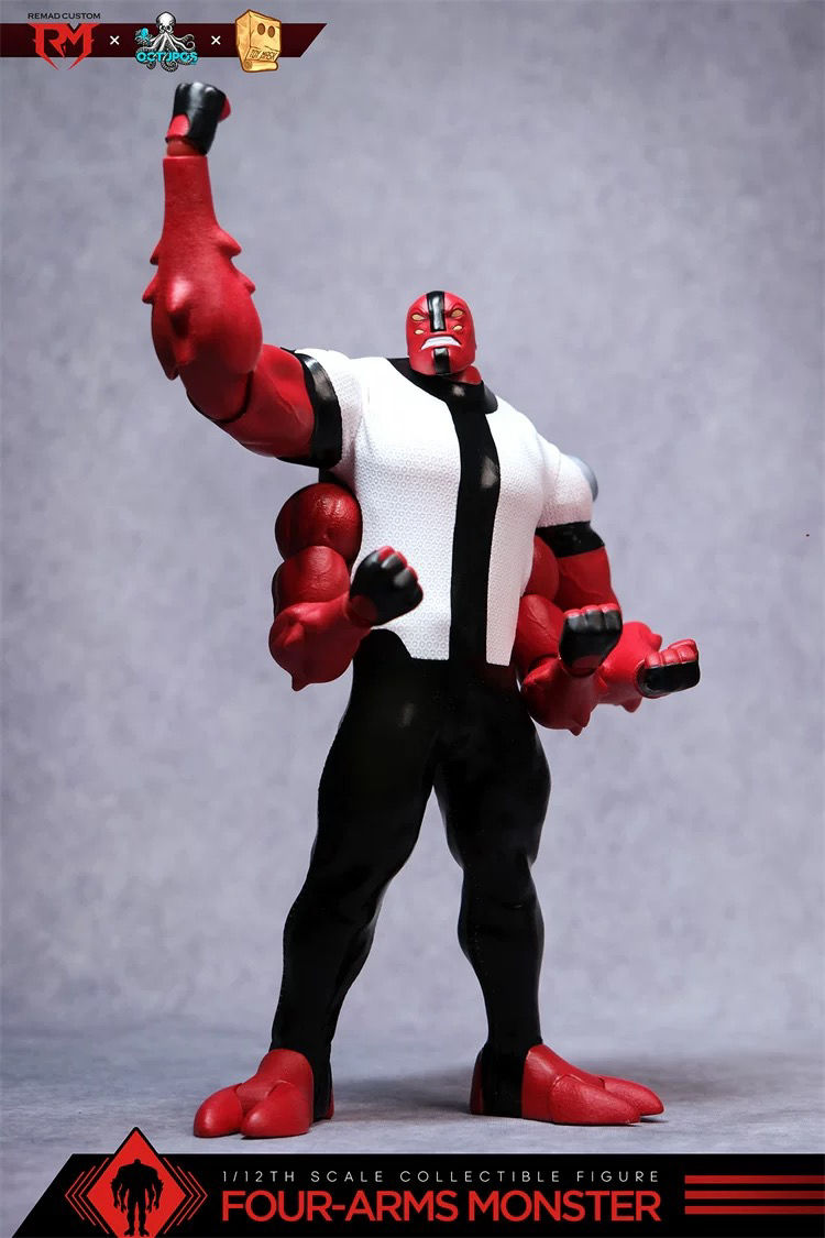 Thumbnail: Remad Custom x Octopus Toy x Toy Mask 1/12 Heroes on the Dial - Four-Arms Monster