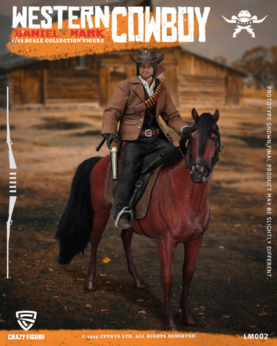 Crazy Figure 1/12 Western Cowboy - Daniel Mark (Deluxe Ver.) LM002