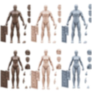 Boss Fight Studio 1/12 Male & Female Body