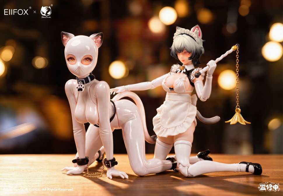 縮圖：EIIFOX x BearPanda 1/12 貓女僕 小布丁