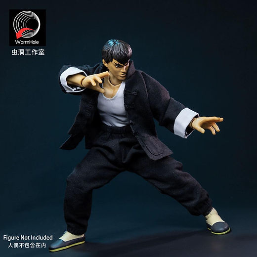 WormHole 1/12 Jada Toys Street Fighter Fei Long Soft Good