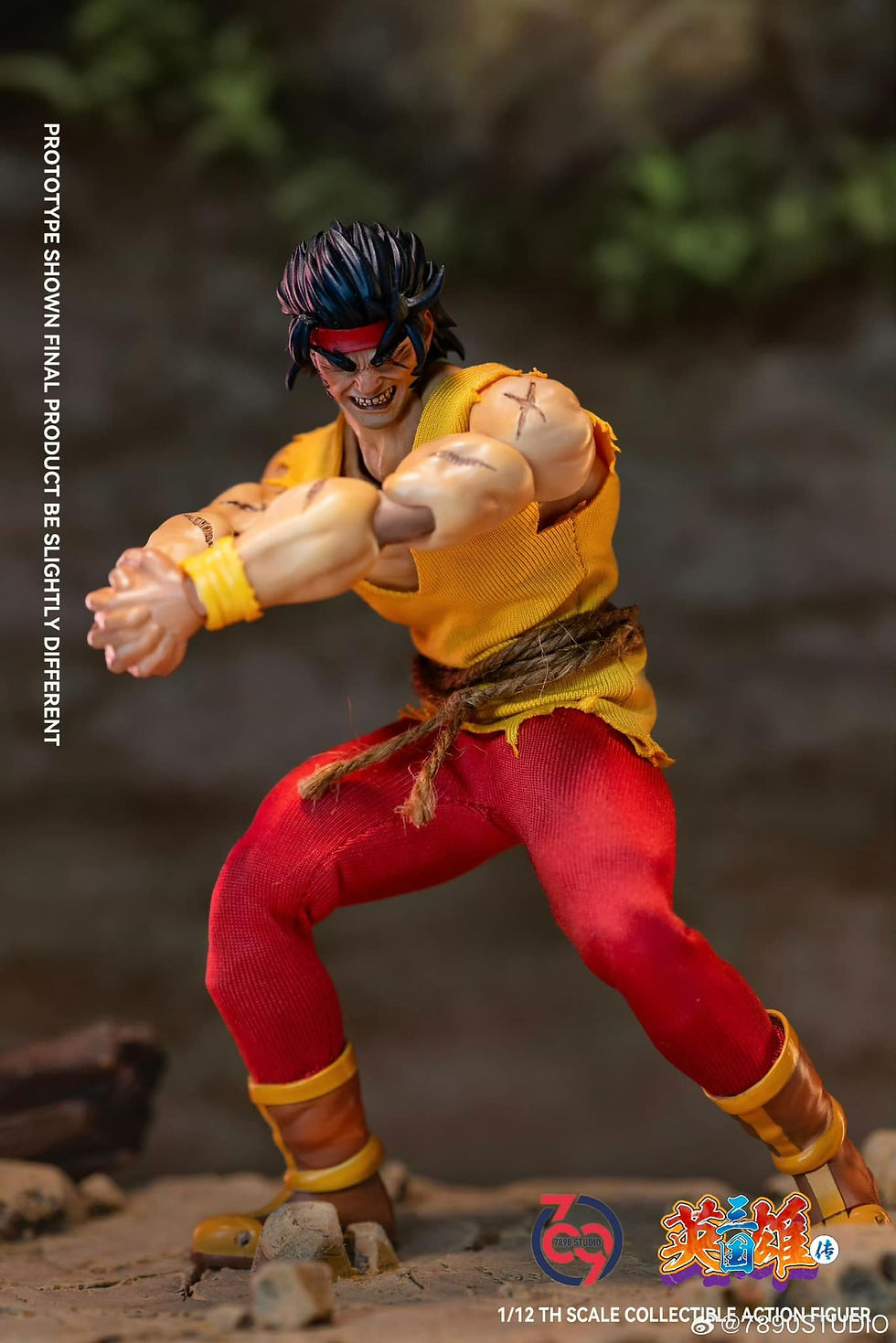 縮圖：7890工作室 1/12  三國英雄傳系列 - 張飛