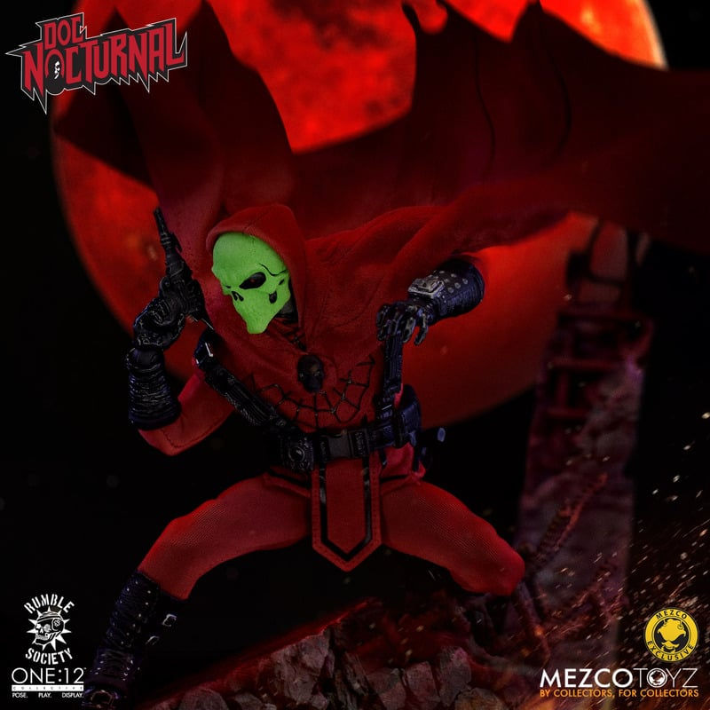 縮圖：Mezco One:12 Doc Nocturnal: Red Death Edition