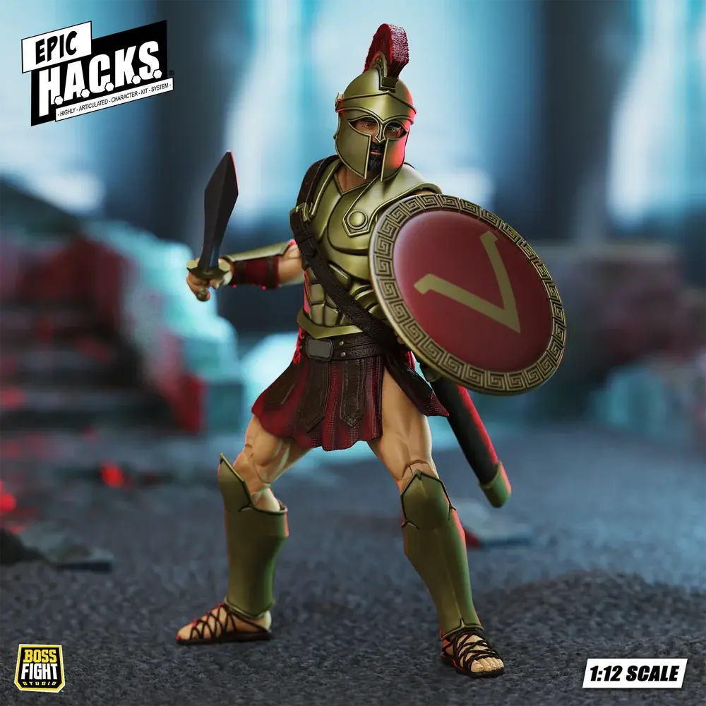 Boss Fight Studio 1/12 Epic H.A.C.K.S Wave 2 - Spartan Warrior: Pride of Sparta