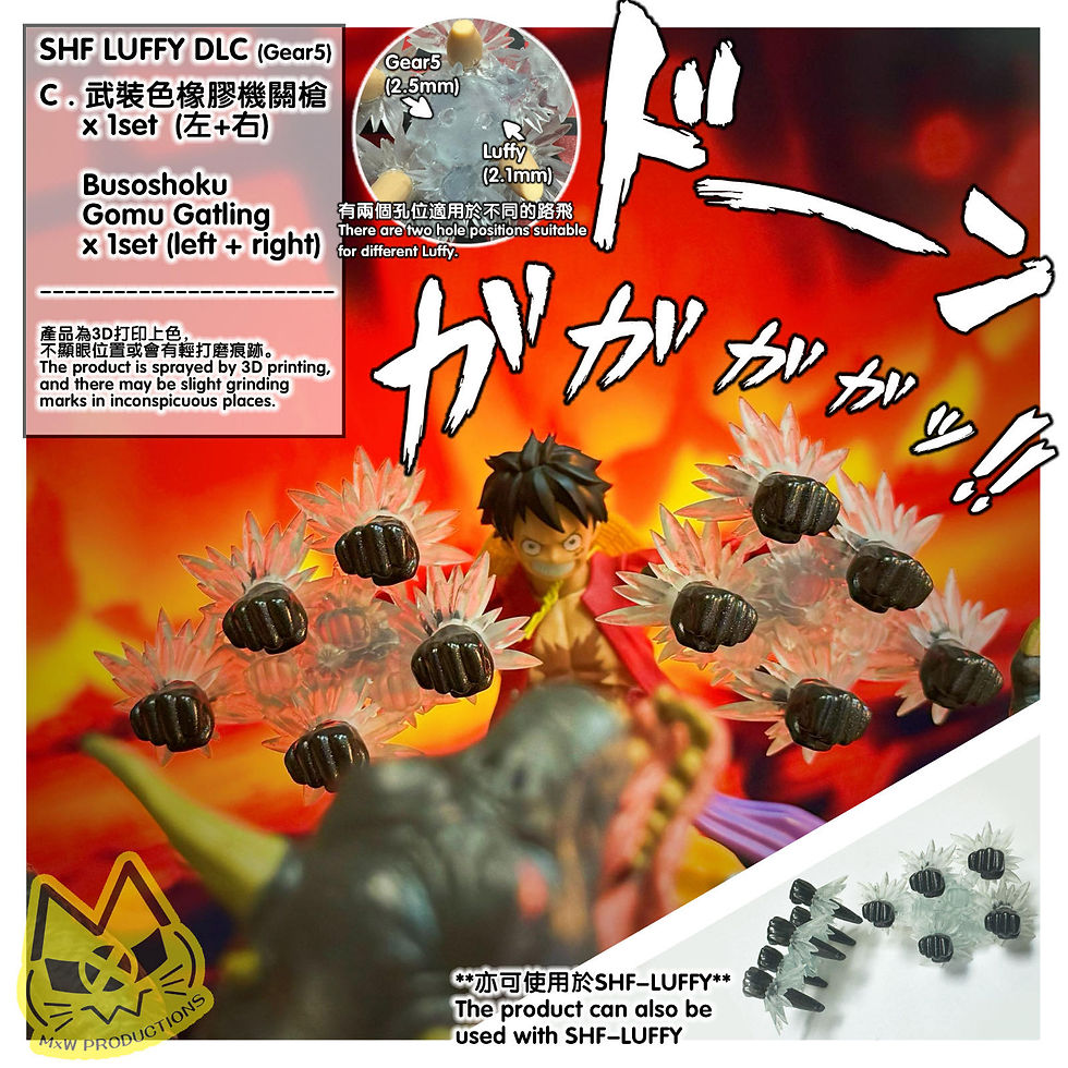 Thumbnail: MxW Workshop 1/12 Luffy DLC (Gear 5)