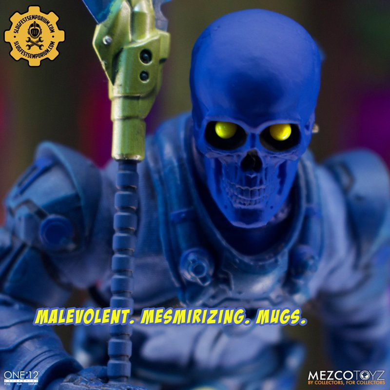 Thumbnail: Mezco One:12 Neon Nightmare Multicolor Four Skull Set