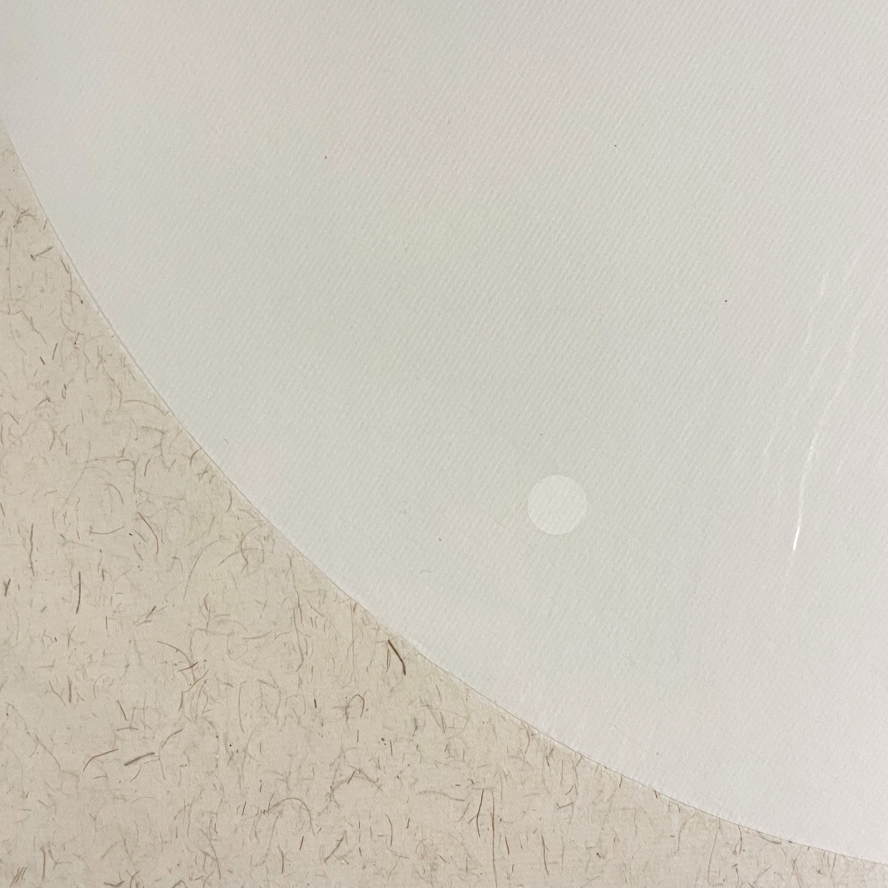 加厚宣紙軟卡內圓形外麻內白（50*50cm）