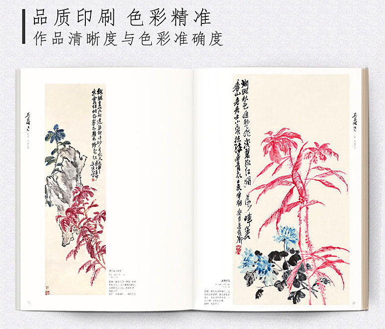 Thumbnail: 吴昌硕画集·上卷·花卉蔬果