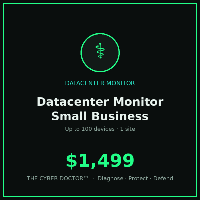 CyberDoctor Datacenter Monitor Small Business