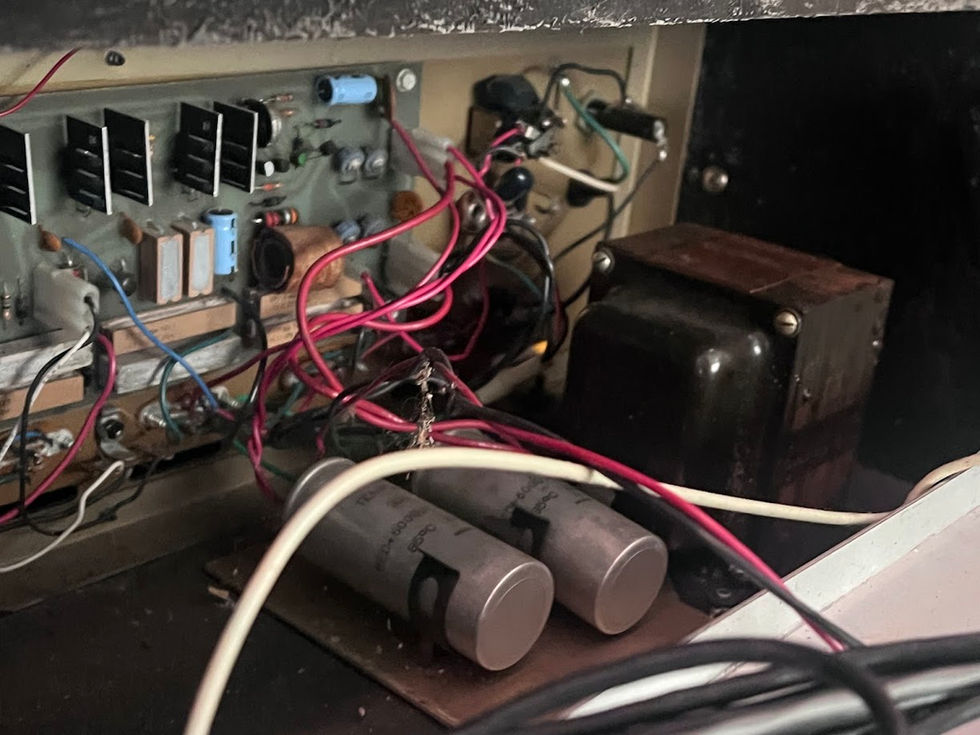Power Transformer & Filter Caps