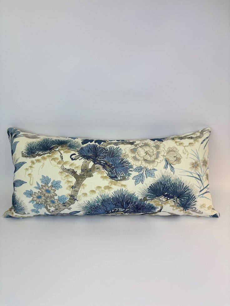 Scalamandre Shenyang Porcelain colourway with inners back