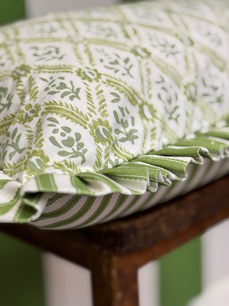 Designers Guild St John Street Trellis Cushion