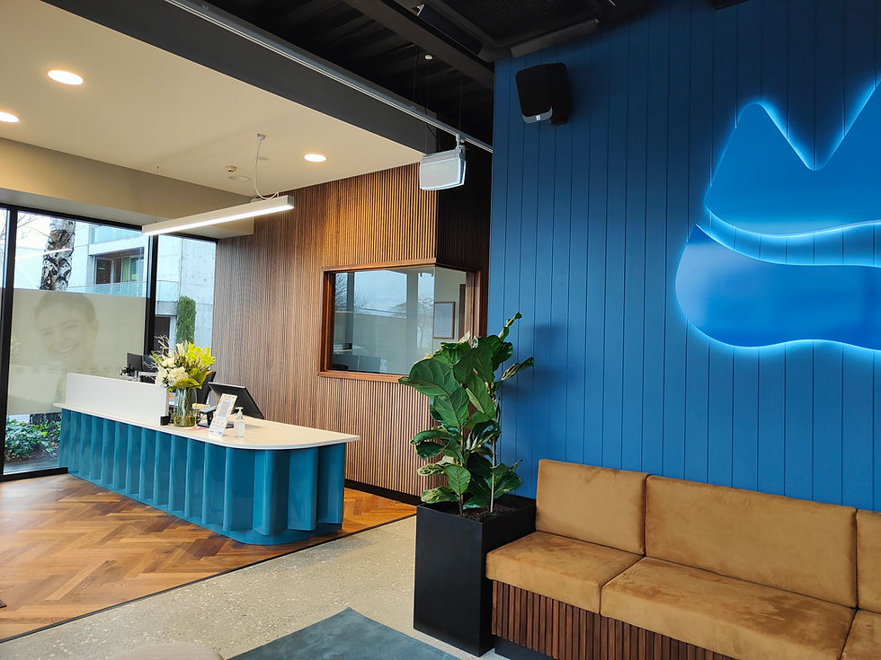 Orthodontist Reception Fitout Christchurch