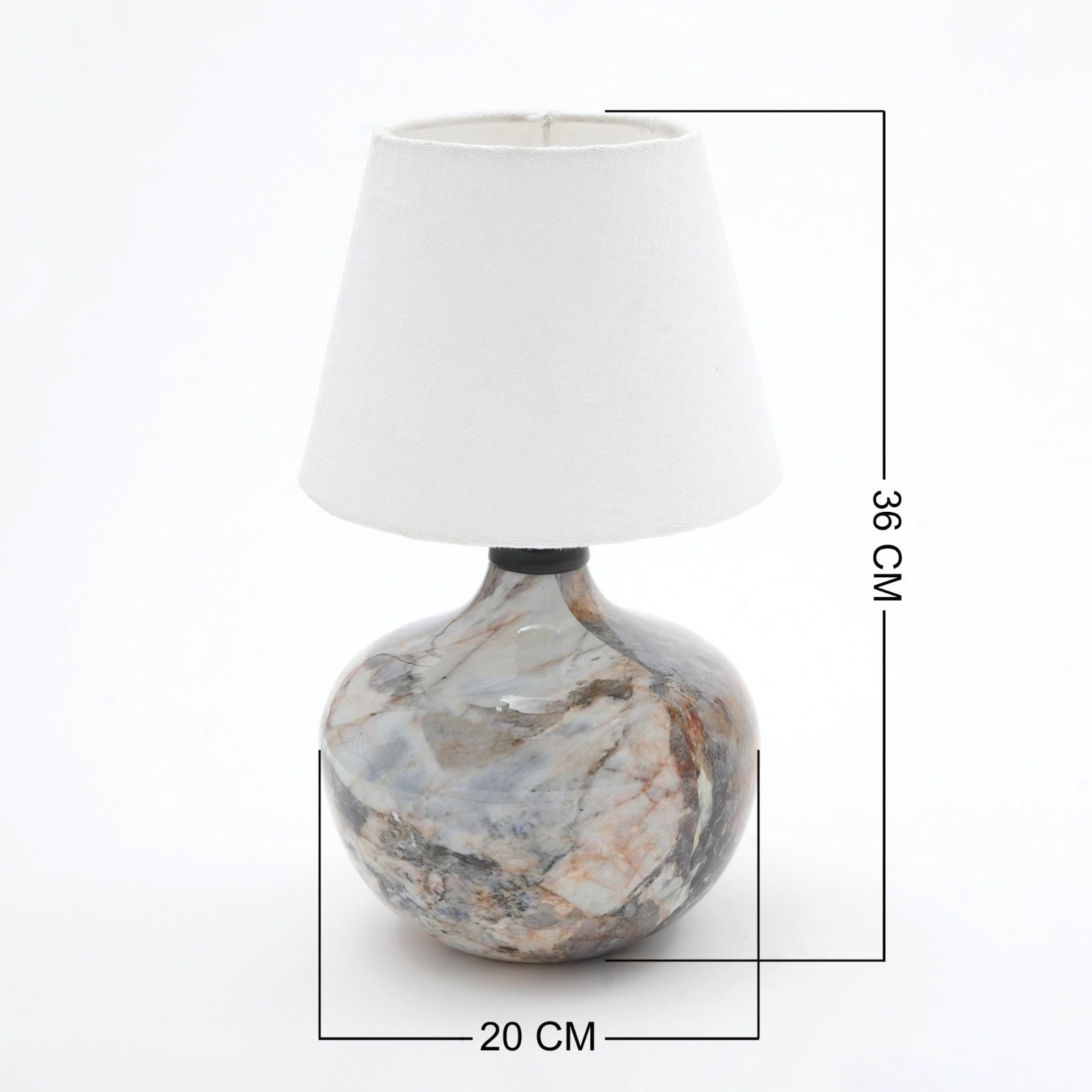 Marble Mist Table Lamp