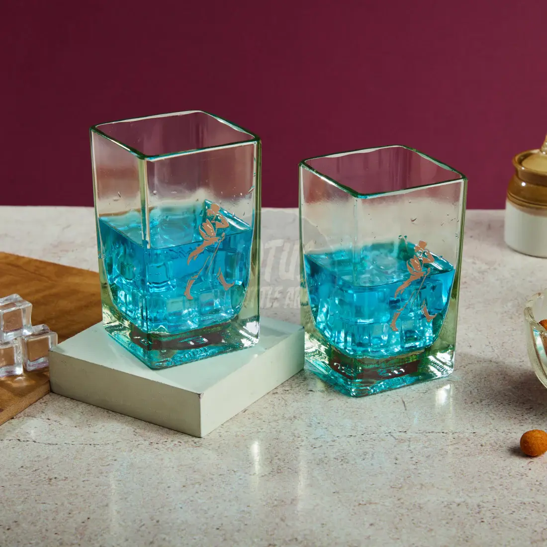 Gold Label I Johnnie Walker I Glass set of Two I 300 ml I Upcycled I Barware