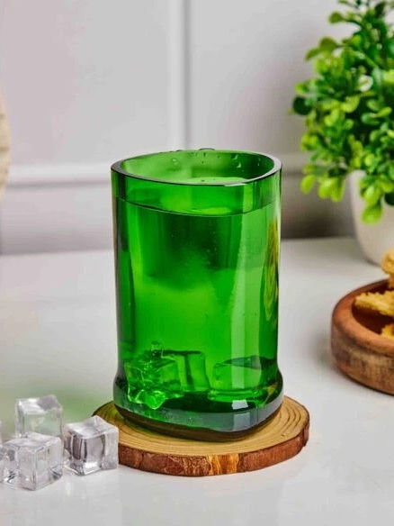 Glenfiddich bottle Glass I SET Of Two I 300 ml I Whisky I Scotch Glass I Mocktai