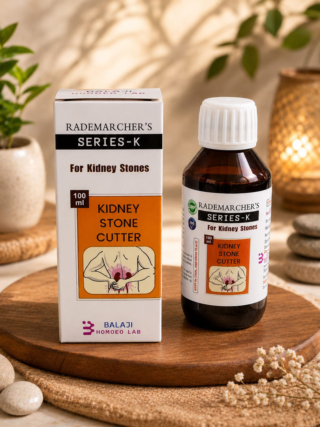 Kidney Stone Wellness Syrup | Homoeopathic Kidney Care Formula | 100 ml