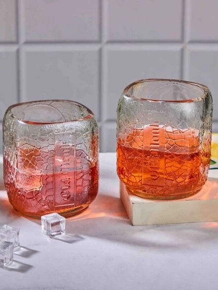 Old monk Classic Glass I set of Two - Capacity 600 ml
