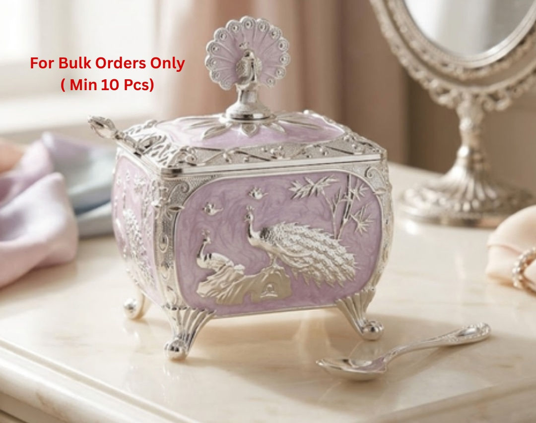 Square German Silver Mouth Freshener bowl