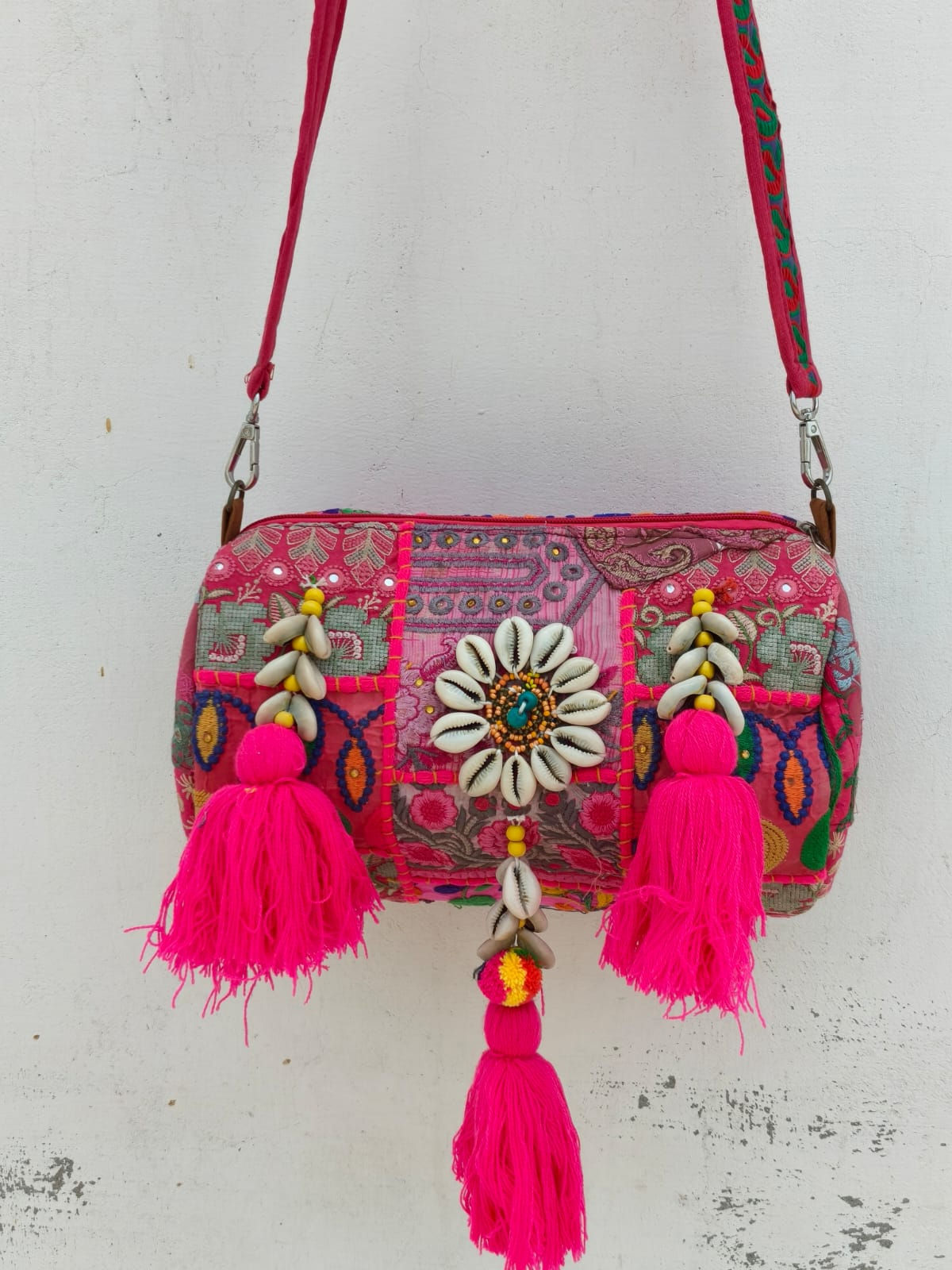 Classic Round Shape Dholki Banjara Bags I 11 Inch I Latest Fashion