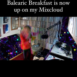 Colleen 'Cosmo' Murphy broadcast the 115th episode of Balearic Breakfast on her 
