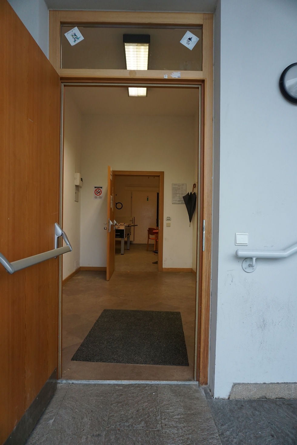 Villanders Jugendraum Eingang